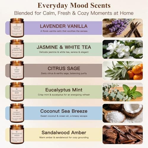 Premium soy wax & long-lasting burn