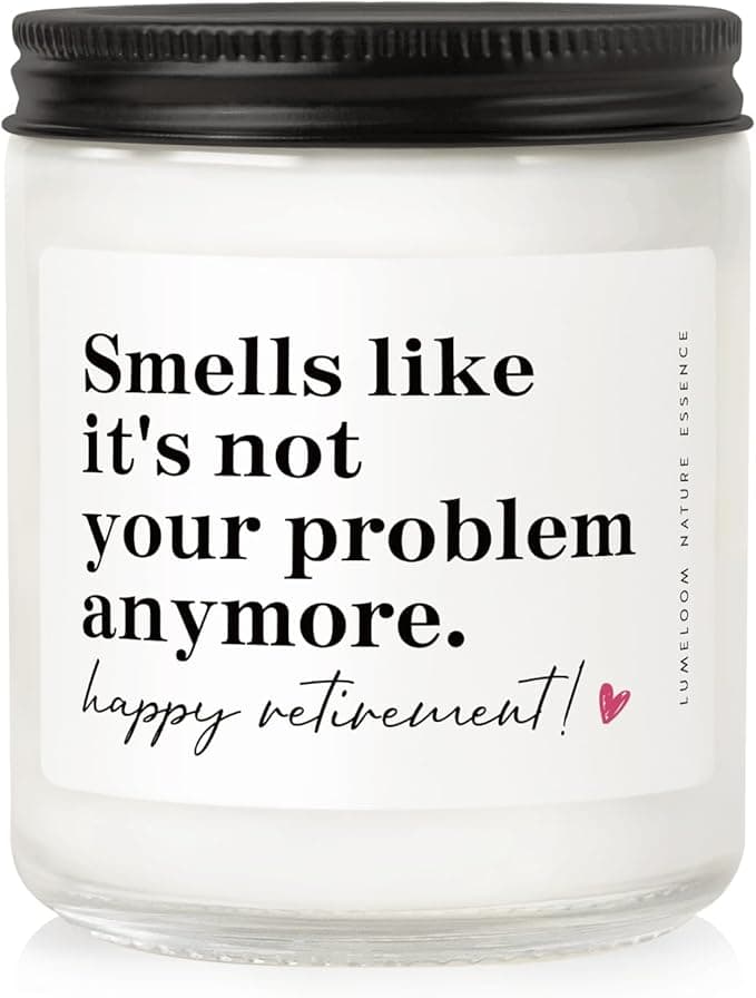 LUMELOOM Retirement Lavender Candle
